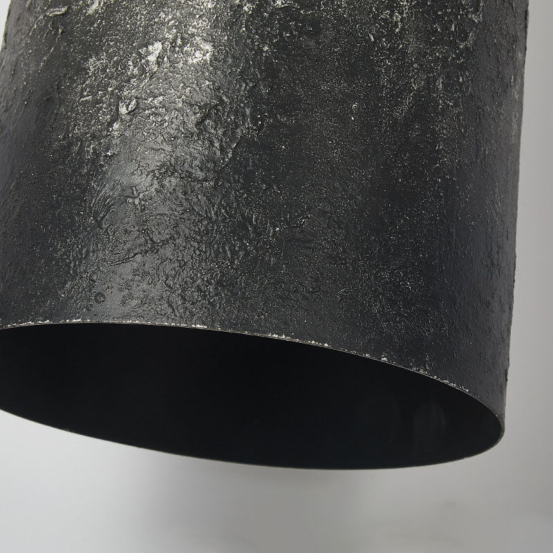 Suspension Luminaire Industriel Japonais Simple en Acier à 1 Lumière 