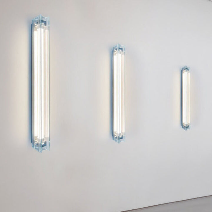 Industrial Style Simple Glass Strip LED Wall Sconce Lamp