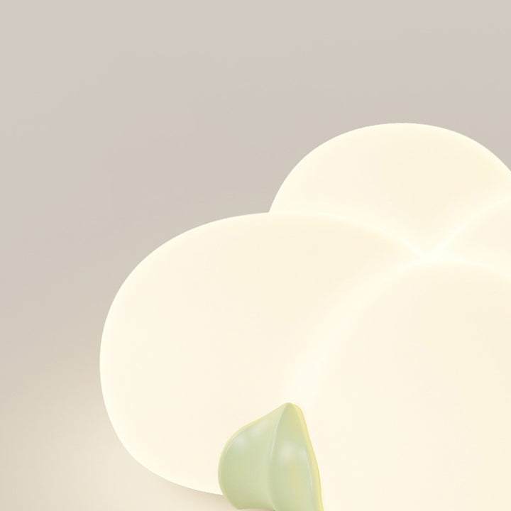 Lustre Plafonnier LED en Fer PE à Fleur Bulle Art Déco Moderne pour Chambre 