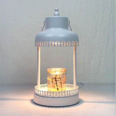 Moderne romantische minimalistische Metallsäule 1-Licht schmelzende Wachstischlampe 