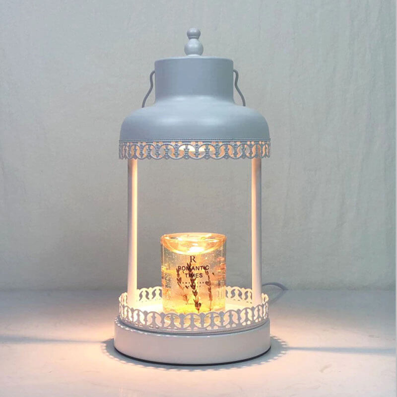 Moderne romantische minimalistische Metallsäule 1-Licht schmelzende Wachstischlampe 