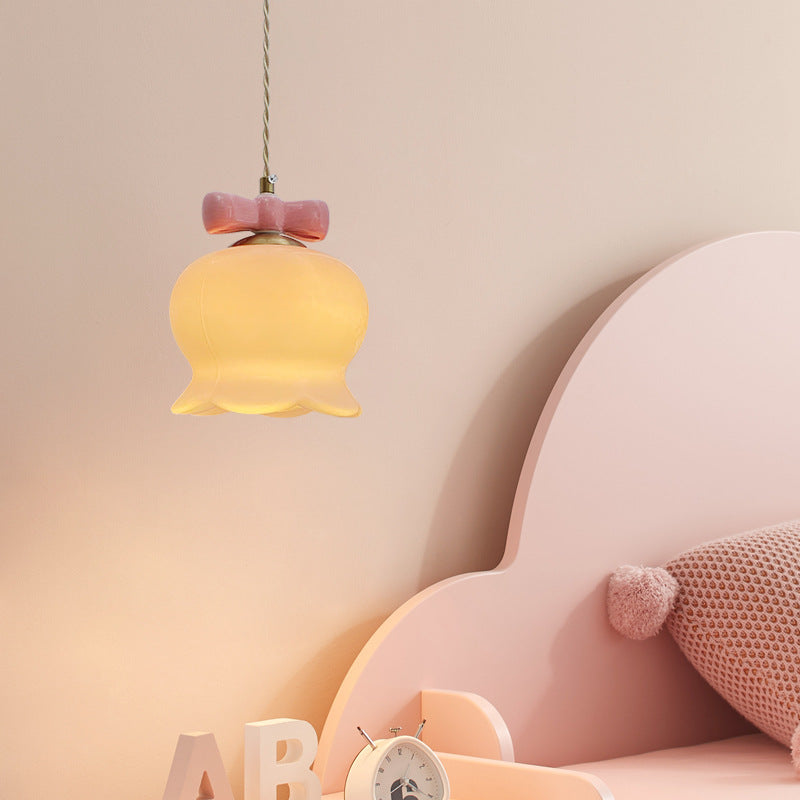Art déco moderne nœud papillon cloche fleur d&