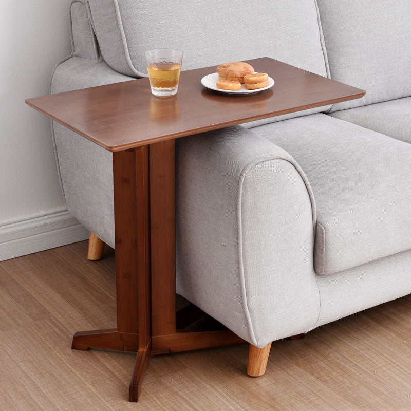 Moderner minimalistischer quadratischer Holztisch für das Wohnzimmer 