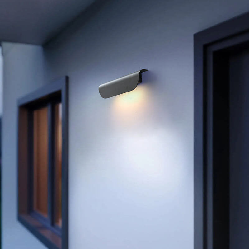 Lámpara de Aplique de Pared LED de Tira Larga de Aluminio Simple Impermeable para Exteriores 