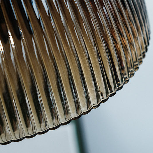 Japanische Retro Dunkelgrüne Glasschirm Pendelleuchte mit 1 Licht 