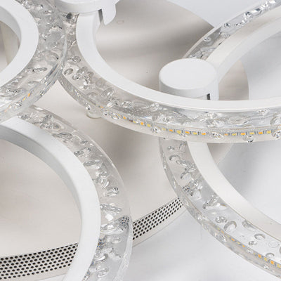 ضوء سقف شبه مثبت بزاوية LED مستدير من الأكريليك والفولاذ المقاوم للصدأ الحديث لغرفة النوم 