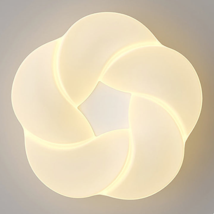Moderne unbedeutende Deckenleuchte aus PE-Plätzchen-Wolken-Form-Eisen-LED für Schlafzimmer 