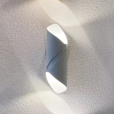 Nordic Creative Aluminum Tube Spiral Double Head LED Spotlight Wall Sconce Lamp
