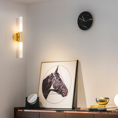 Moderne minimalistische Aluminium Eisen Zylinder LED Wandleuchte Lampe für Wohnzimmer 