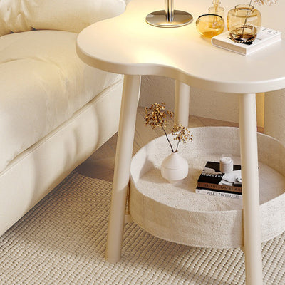 Moderner minimalistischer Blumen-Stahltisch mit 2 Ebenen für das Wohnzimmer 