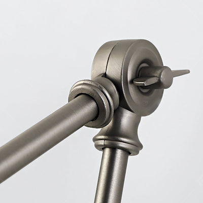 Zeitgenössische industrielle schwenkbare Kegel Metall 1-Licht Wandleuchte Lampe für Schlafzimmer 