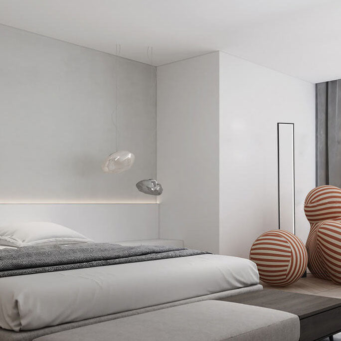 Moderne minimalistische rechteckige Linien-Eisen-LED-Stehlampe für das Wohnzimmer 