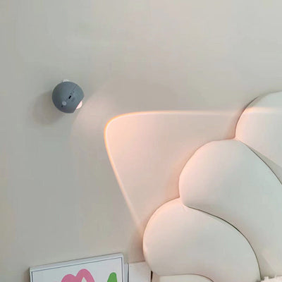モダンミニマリストオーブUSB ABS LEDウォールスコンスランプベッドルーム用 