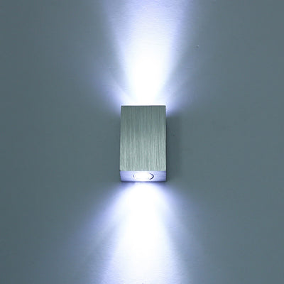 Modern Simplicity Waterproof Aluminum Cubic LED Wall Sconce Lamp For Outdoor Patio