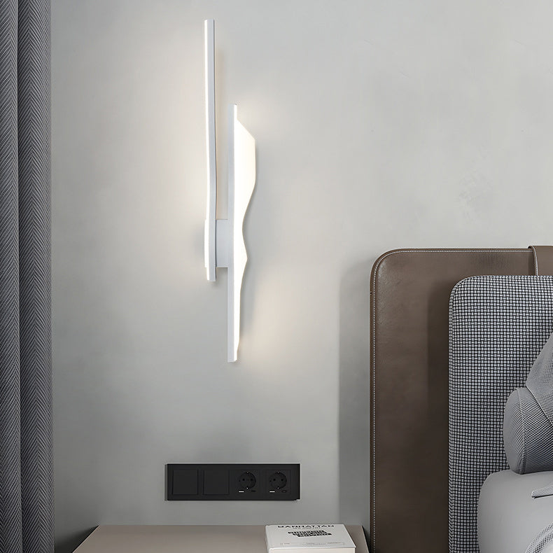 Zeitgenössische kreative Eisen Aluminium LED Wandleuchte Lampe für Wohnzimmer 