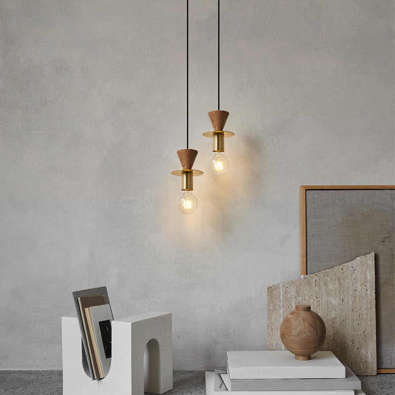 Moderne minimalistische halbrunde Begs Runde Kupfer 1-Licht Pendelleuchte für Wohnzimmer 