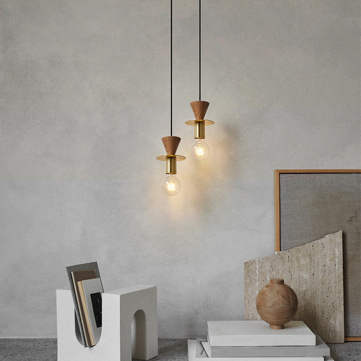 Moderne minimalistische halbrunde Begs Runde Kupfer 1-Licht Pendelleuchte für Wohnzimmer 