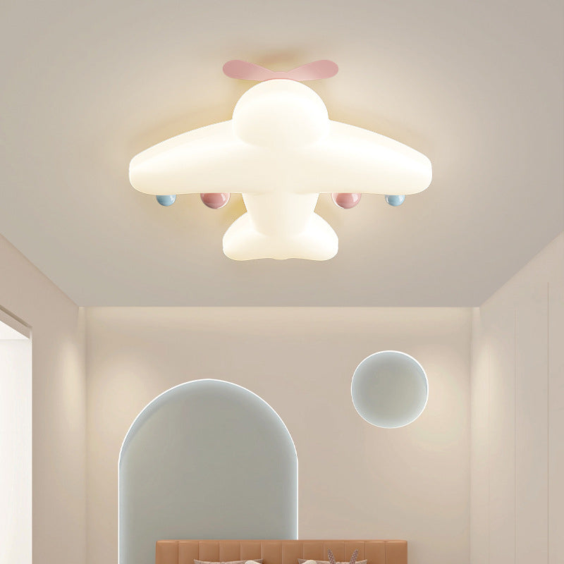 Luz de techo LED empotrada de hierro PE con forma de avión de arte moderno Deco con forma de corazón para sala de estar 