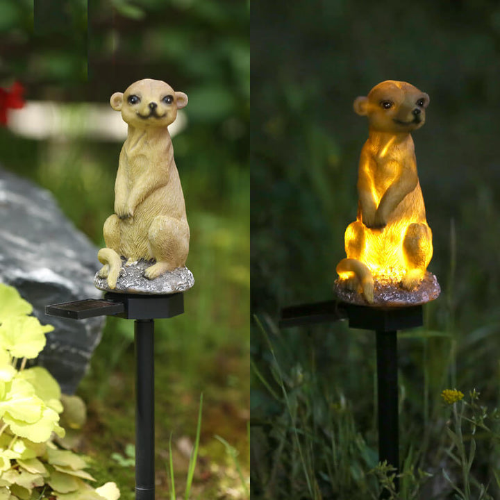 Contemporary Creative Solar Outdoor Sloth Design LED PP Resin Garden Lawn Ground Insert Landscape Light