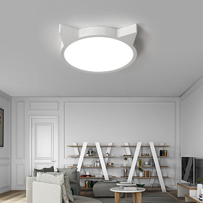 تصميم نورديك ماكرون قطة LED للأطفال ضوء سقف مثبت 