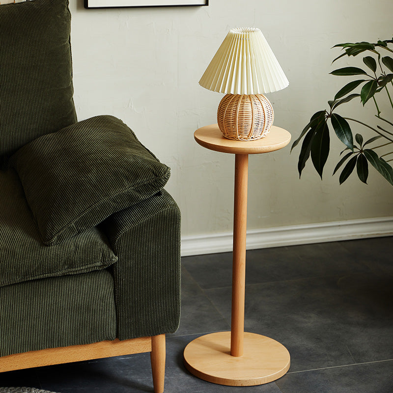Moderner minimalistischer runder Holztisch für das Wohnzimmer 