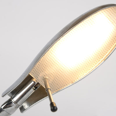 Moderne minimalistische LED-Tischlampe aus Eisenmetall mit langem Arm für Schlafzimmer 
