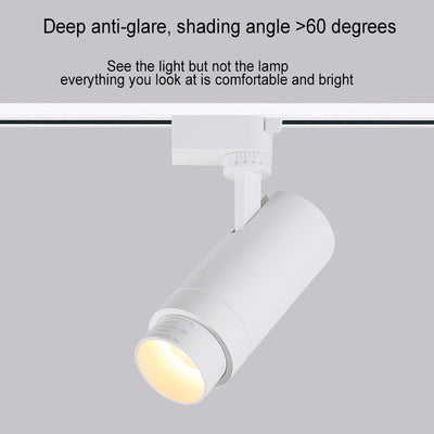 Modern Minimalist Adjustable Focus Dimming Spotlight Tubular Track Lighting 3/4/5 Light LED Flush Mount For Living Room