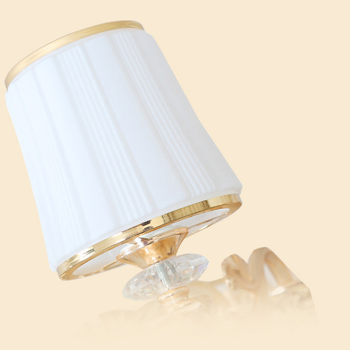 Traditional European Cylinder Zinc Alloy Crystal Glass 3/6/8/10 Light Chandelier For Living Room