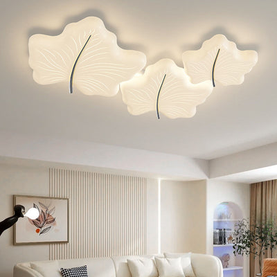 Moderne unbedeutende multi Blatt Eisen Acryl LED Unterputz Deckenleuchte für Schlafzimmer 