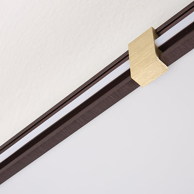 Moderna Minimalista Redonda Cuadrada de Aluminio Acrílico LED de Montaje Empotrado para Techo en Dormitorio 
