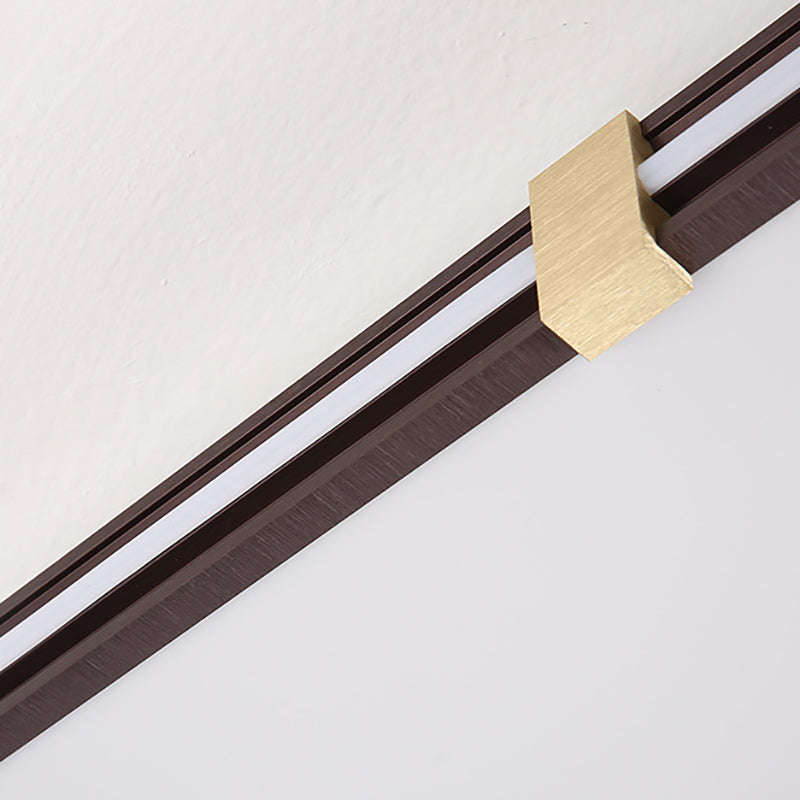 Moderna Minimalista Redonda Cuadrada de Aluminio Acrílico LED de Montaje Empotrado para Techo en Dormitorio 