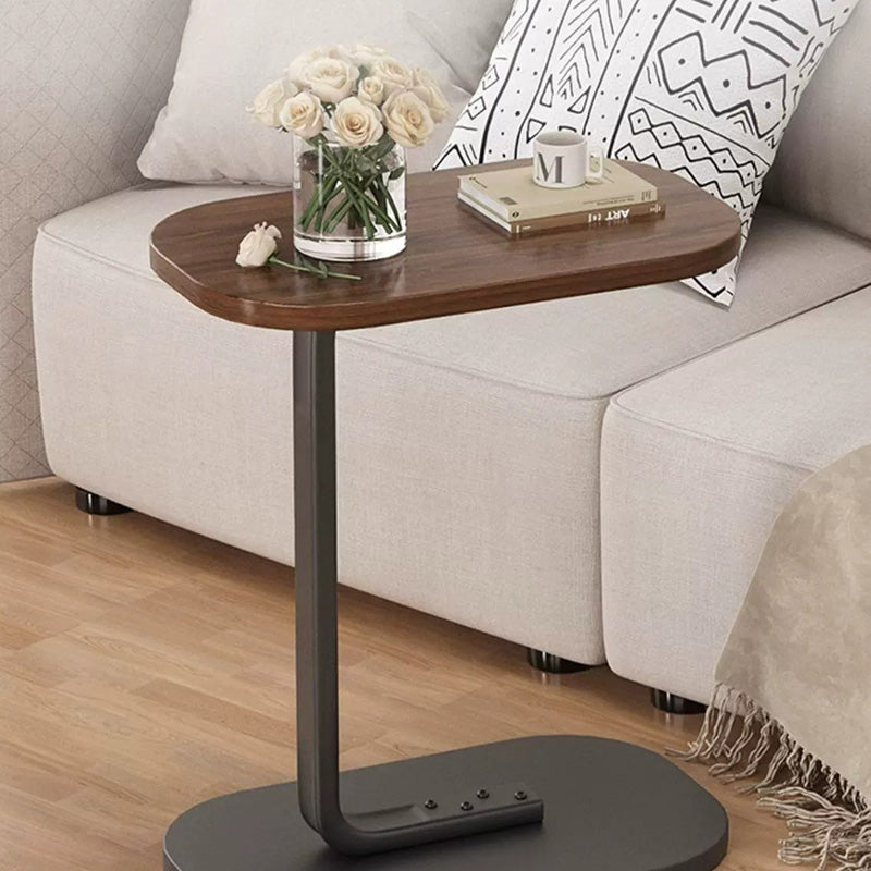 Moderner minimalistischer rechteckiger PVC-Kunststoffpaneel-Beistelltisch für das Wohnzimmer 