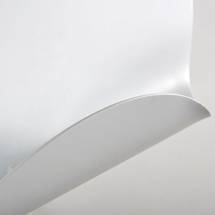 Applique murale LED en fer pliable en demi-cercle scandinave contemporain pour salon 