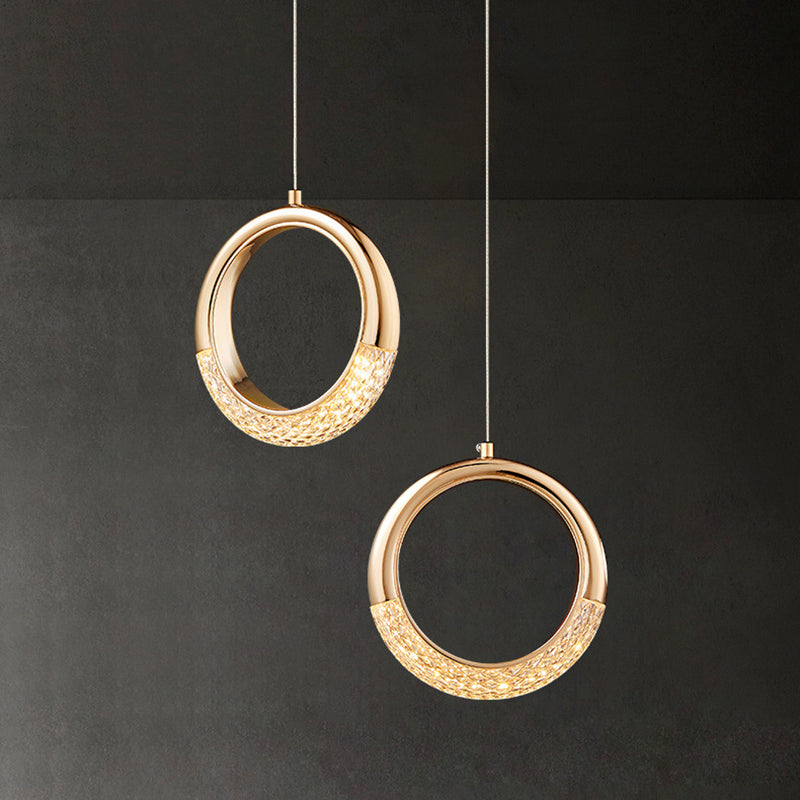 Moderne Acryl Geometrische Kreis 1-Licht LED Pendelleuchte 
