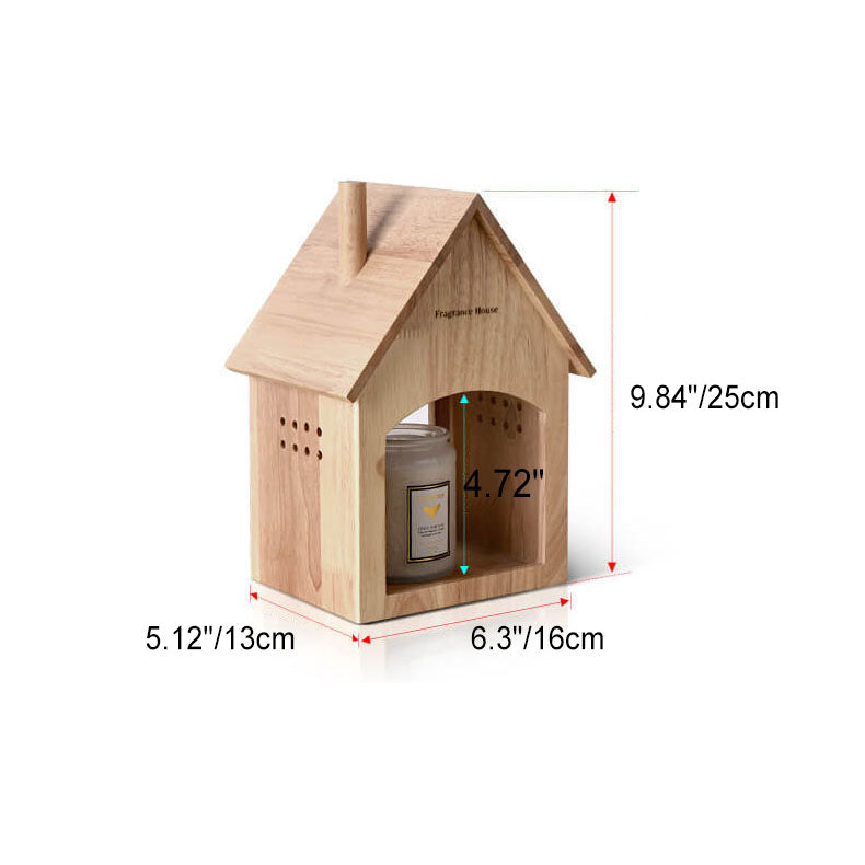 Contemporary Creative House Design Log Wood 1- Light Melting Wax Table Lamp For Bedroom