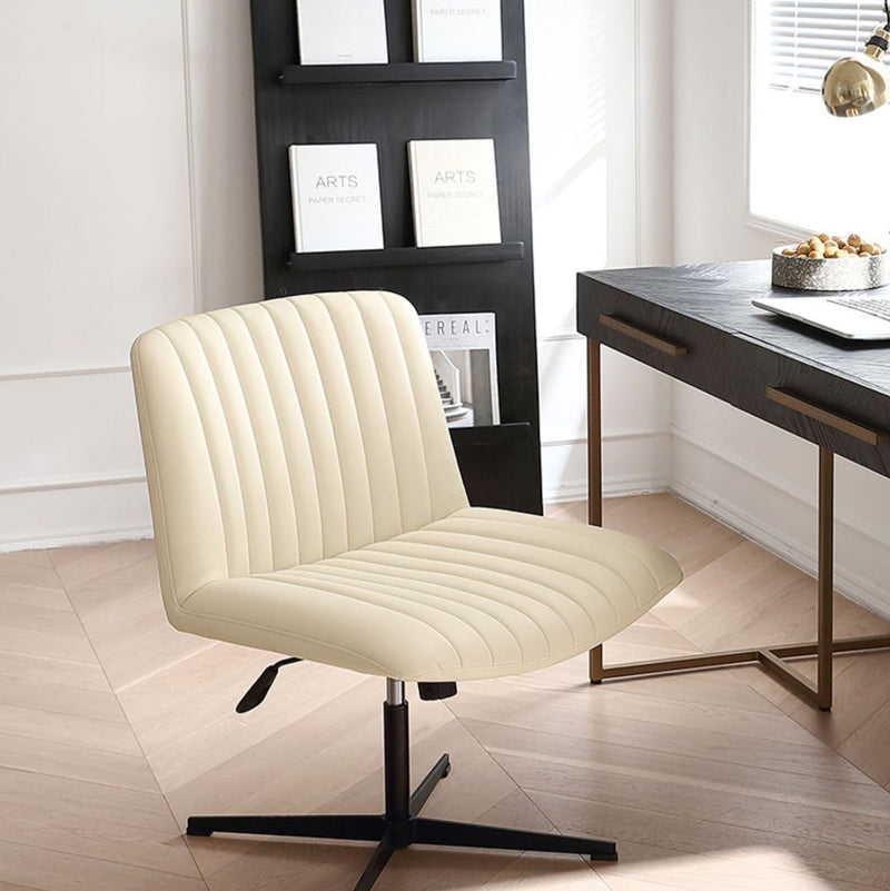 Moderner minimalistischer Schalenstuhl aus quadratischem Stoff, Kunststoff und Eisen für das Home Office 