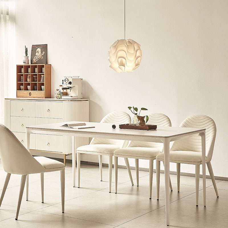 Ensemble de table à manger et chaises en alliage d&