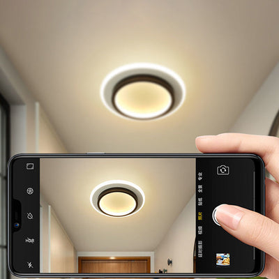 ضوء سقف مثبت بمصابيح LED حديدية هندسية اسكندنافية معاصرة للممر 