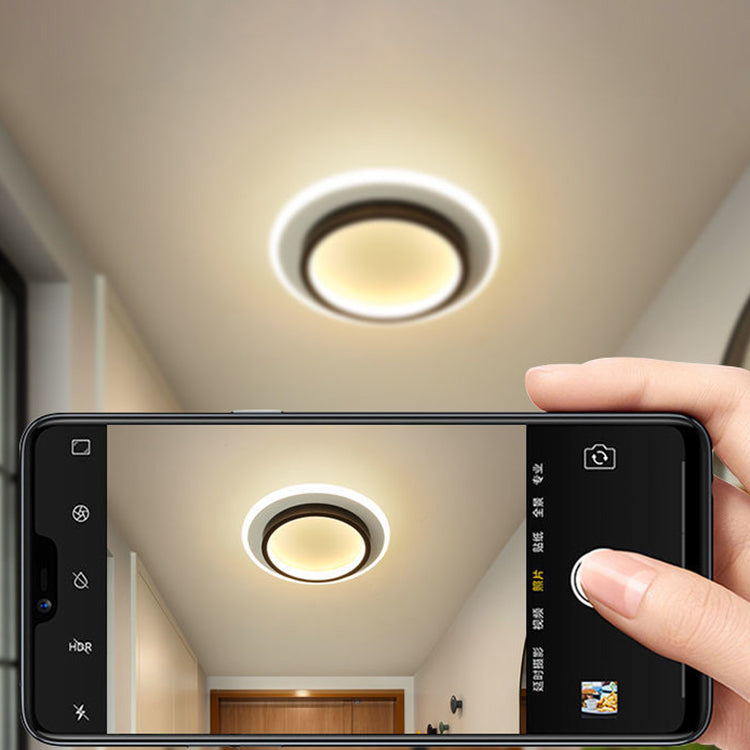 ضوء سقف مثبت بمصابيح LED حديدية هندسية اسكندنافية معاصرة للممر 