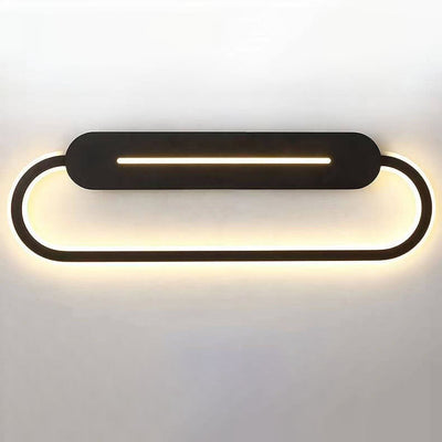 Modern Simple Aluminum Button Shape Adjustable LED Bathroom Vanity Mirror Front Wall Sconce Lamp