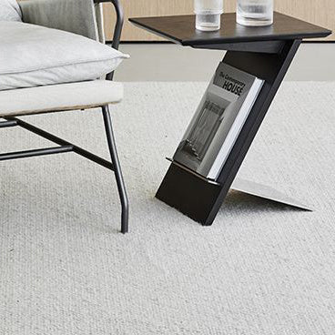 現代スカンジナビア風Z型木製金属コーヒーテーブルリビングルーム用 