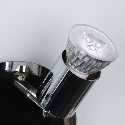 Luminaire de plafond semi-encastré à 4 lumières en métal acrylique rond minimaliste moderne pour salon 