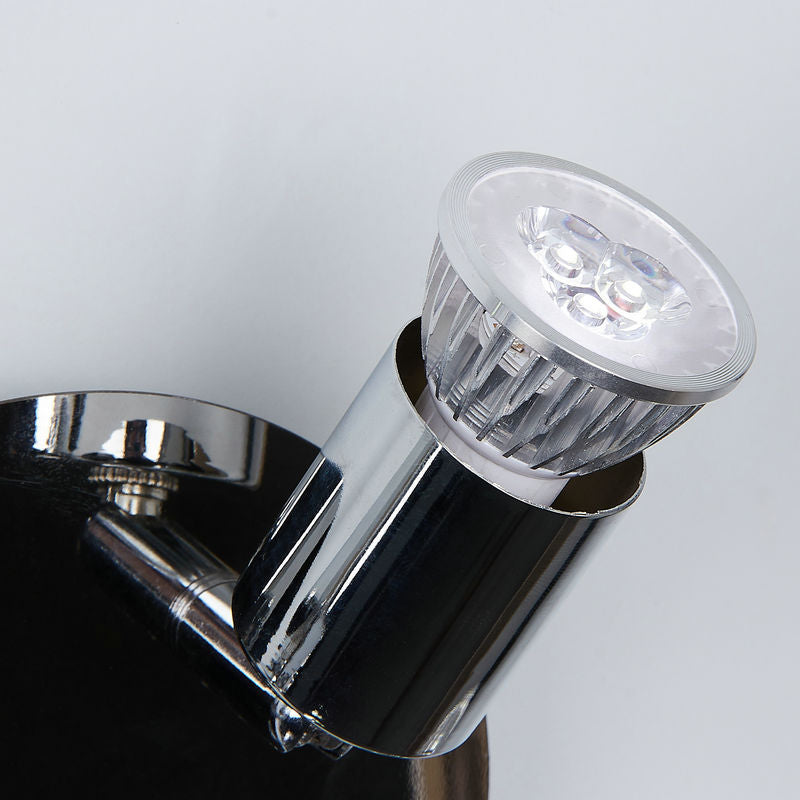Luminaire de plafond semi-encastré à 4 lumières en métal acrylique rond minimaliste moderne pour salon 