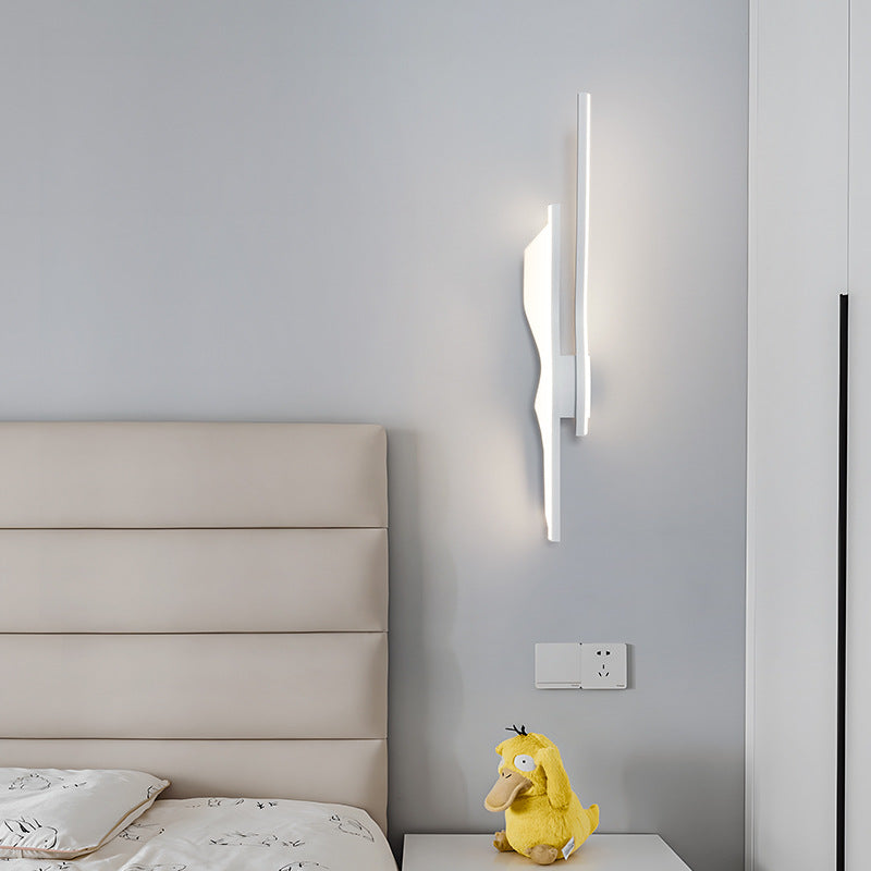 Zeitgenössische kreative Eisen Aluminium LED Wandleuchte Lampe für Wohnzimmer 