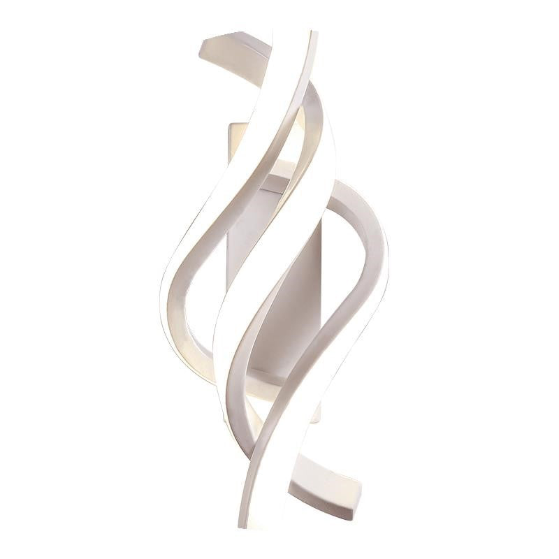 Moderne kreative Aluminium Spirale Streifen Design LED Wandleuchte Lampe für Wohnzimmer 