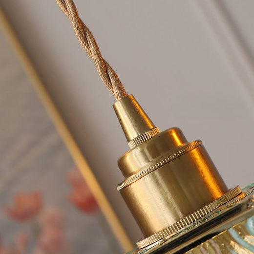 Tiffany Kreatives Buntglas-Haus 1-Licht Pendelleuchte 