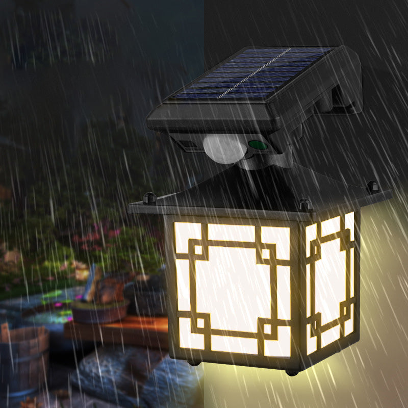 Moderne Einfachheit Solar Zylinder Quadrat ABS PS LED Außenleuchte für Garten 