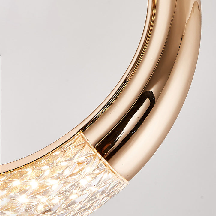 Moderne Acryl Geometrische Kreis 1-Licht LED Pendelleuchte 