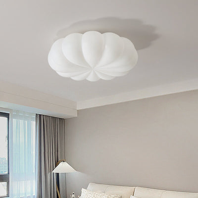 Contemporary Nordic Metal Kid's Flowers LED Flush Mount Ceiling Light For Bedroom