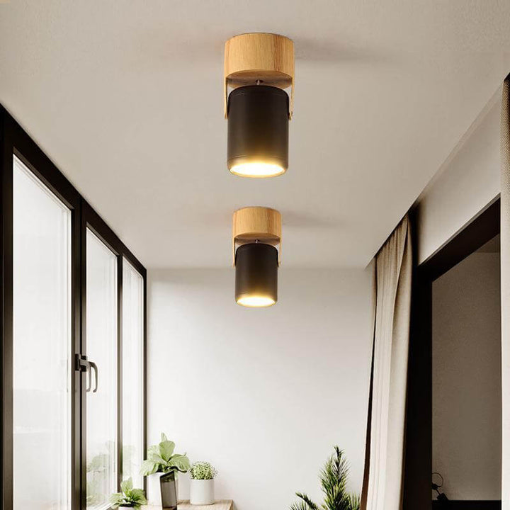 Moderne minimalistische Hardware-Langstrahler-Schienenleuchte 1/3-Licht-LED-Deckenleuchte zur flachen Montage für Wohnzimmer und Schlafzimmer 